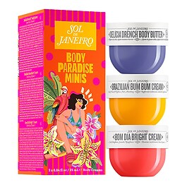 Body Paradise Minis - Mini nemlendirici vücut krei seti